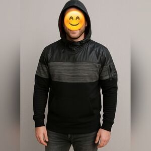 Hudson Outerwear Colorblock Hoodie, Size L